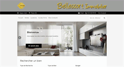 Desktop Screenshot of bellessort-immobilier.com
