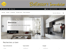 Tablet Screenshot of bellessort-immobilier.com